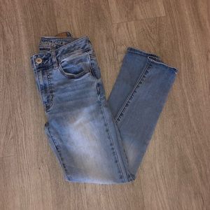 american eagle high rise jegging size 0 short